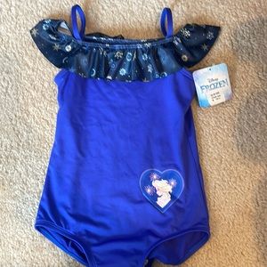 Girls size 8 Disney Frozen swimsuit